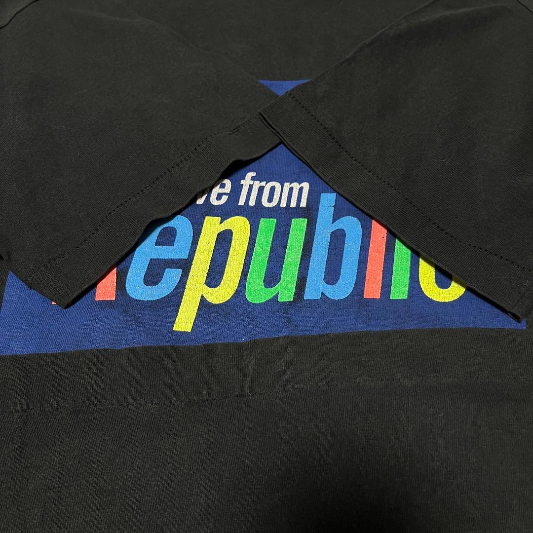 90s NEW ORDER Republic プリントTシャツ