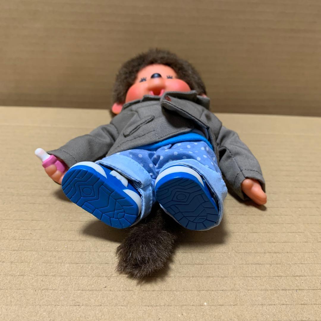 【希少】モンチッチ　男の子　ジャケット　UFO Tシャツ　水玉ズボン　シューズ