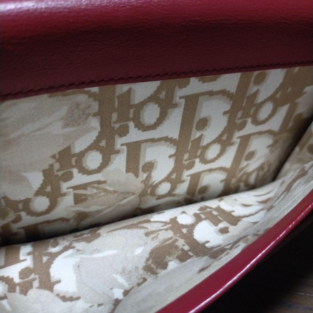 Christian Dior Dチャームイタリア製 二つ折り長財布