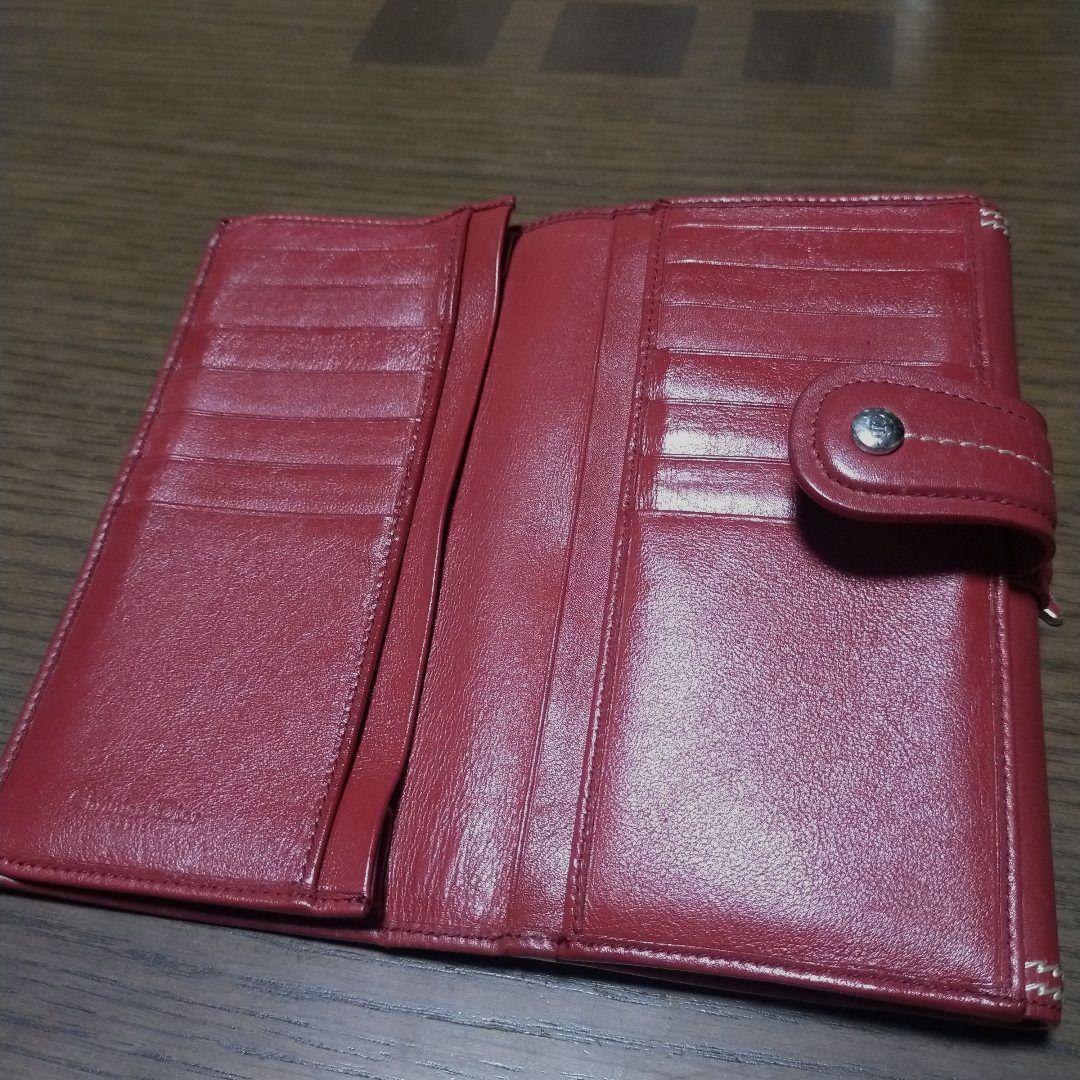 Christian Dior Dチャームイタリア製 二つ折り長財布