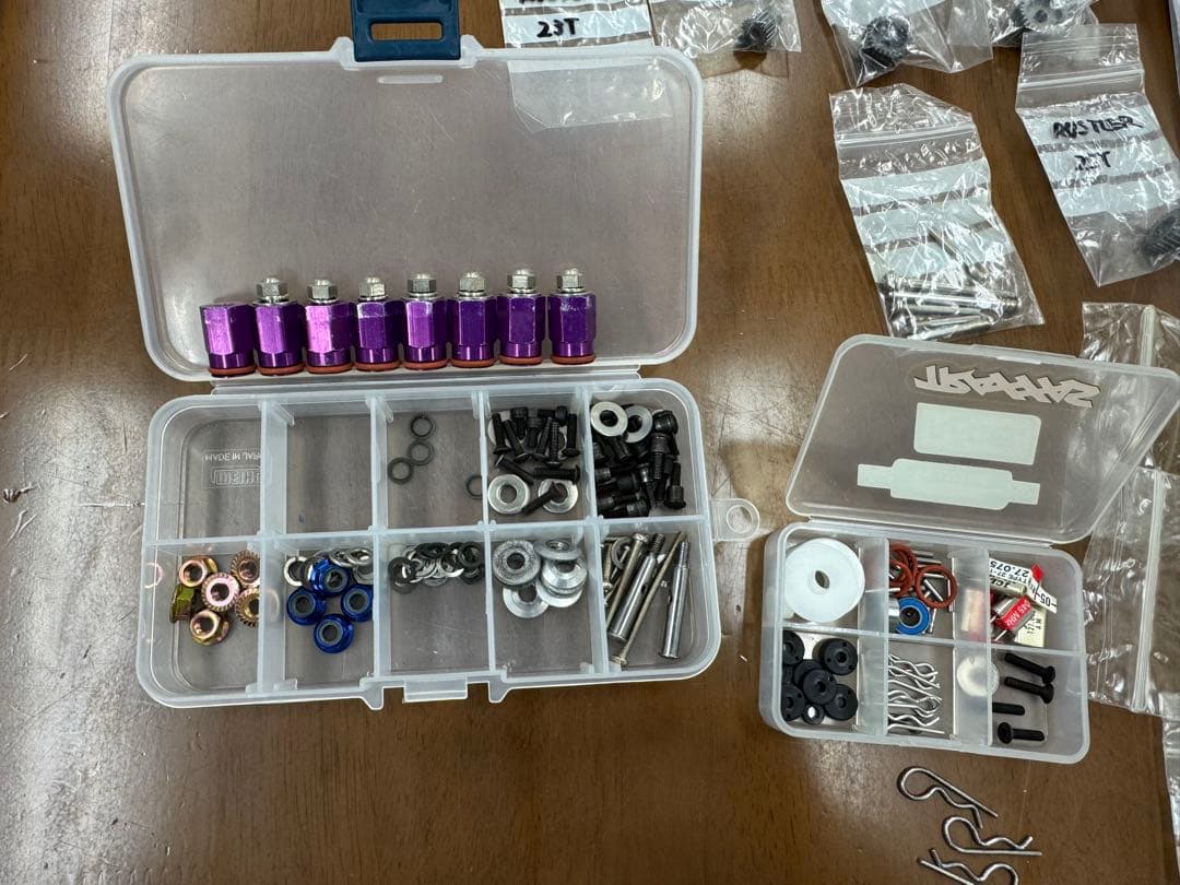 traxxasトラクサスRUSTLERvxlブラシレス2台パーツ多数アルミパーツ