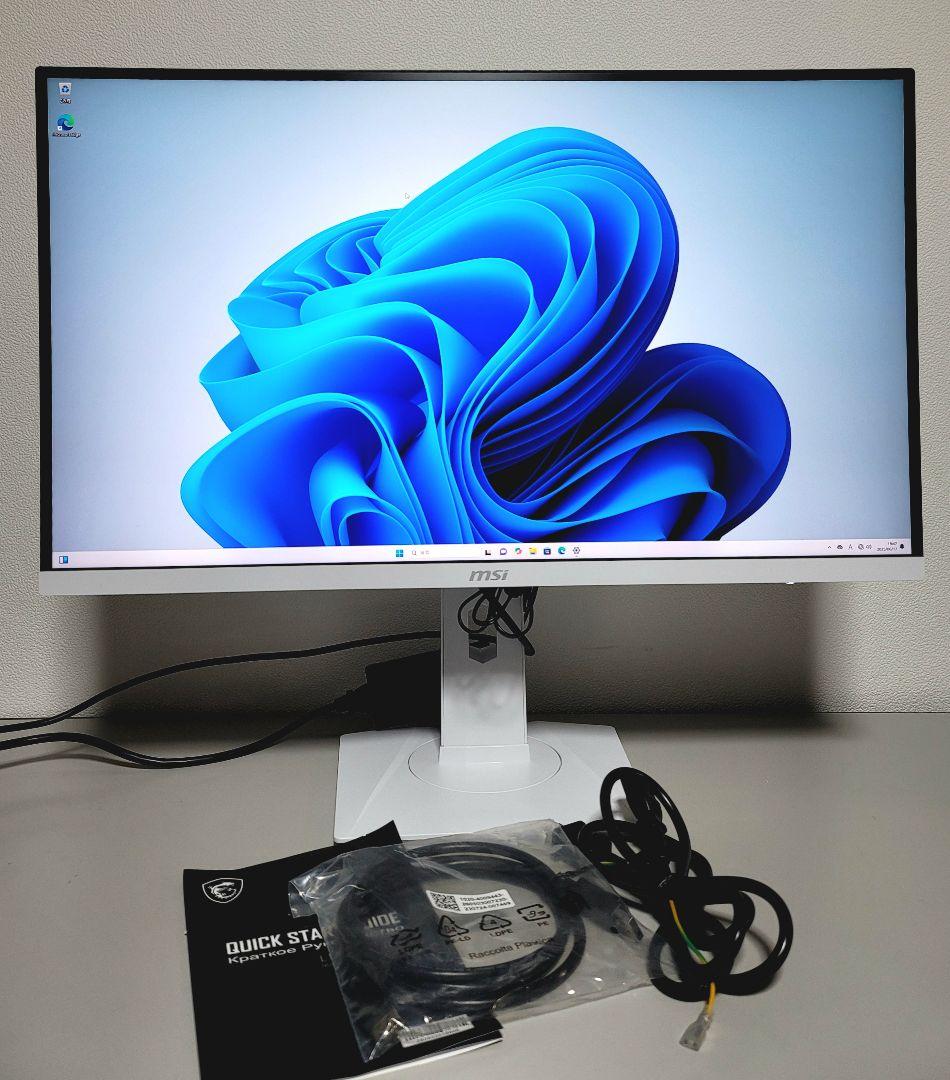 美品　おしゃれ　MSI 27インチ　WQHD　170Hzゲーミングモニター