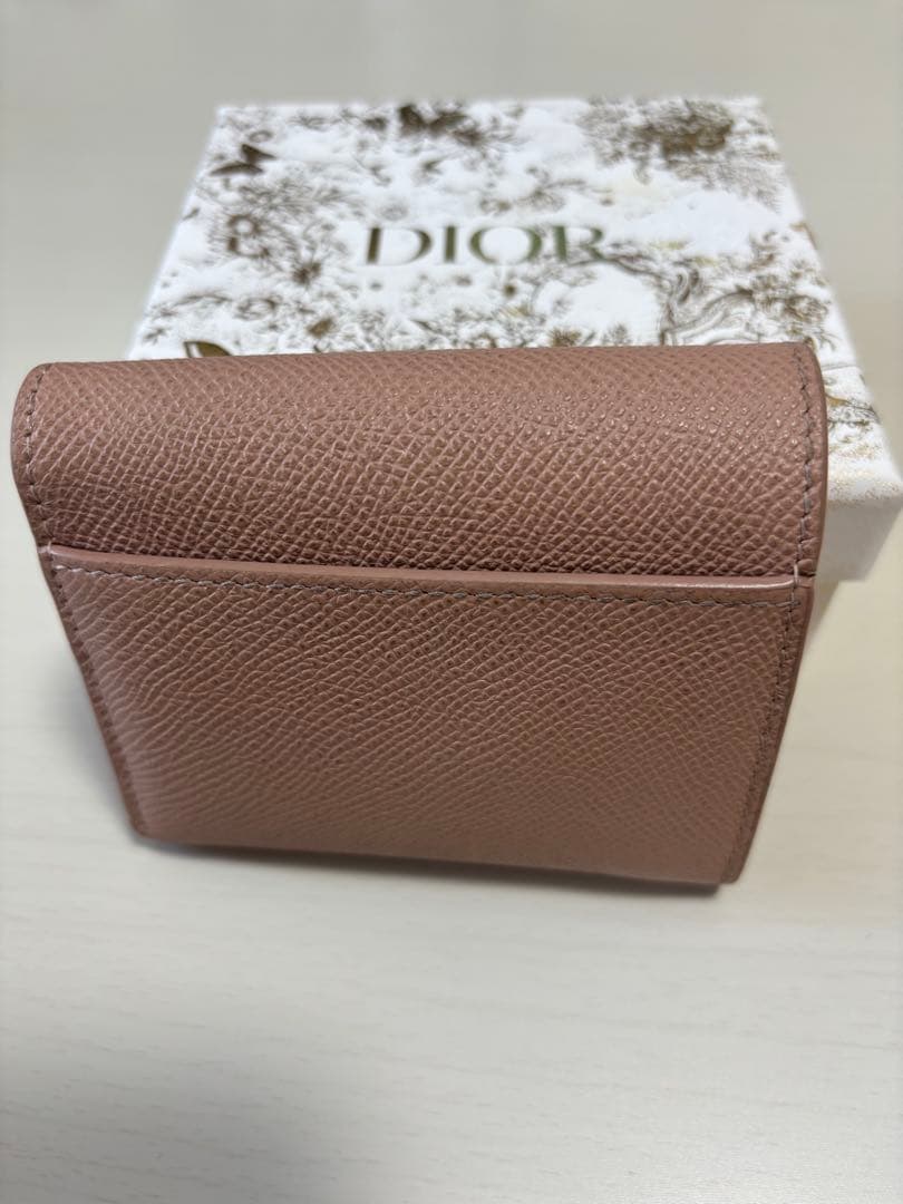 Christian Dior 三つ折り30モンテーニュロータスウォレット