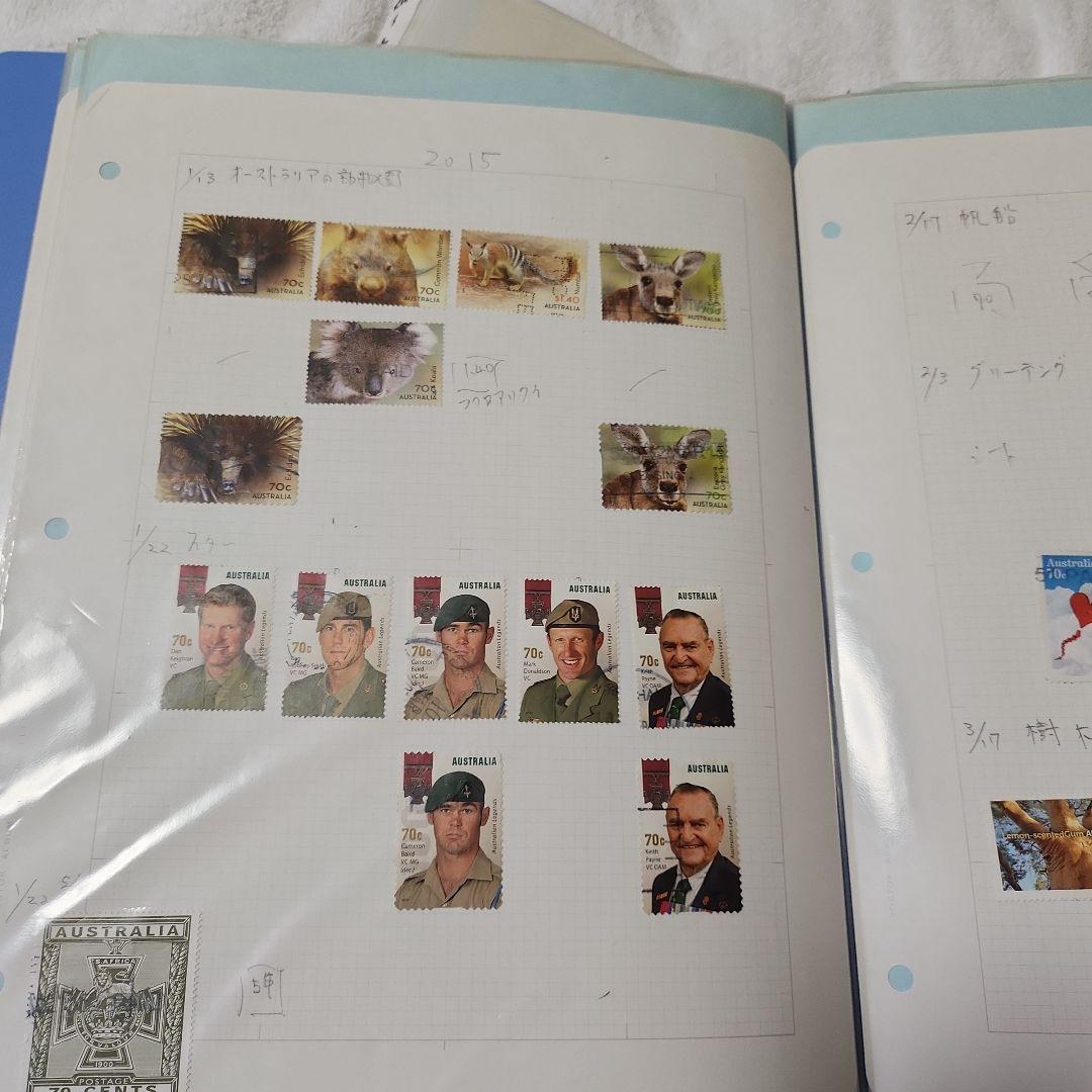 オーストラリア　使用済み切手六冊