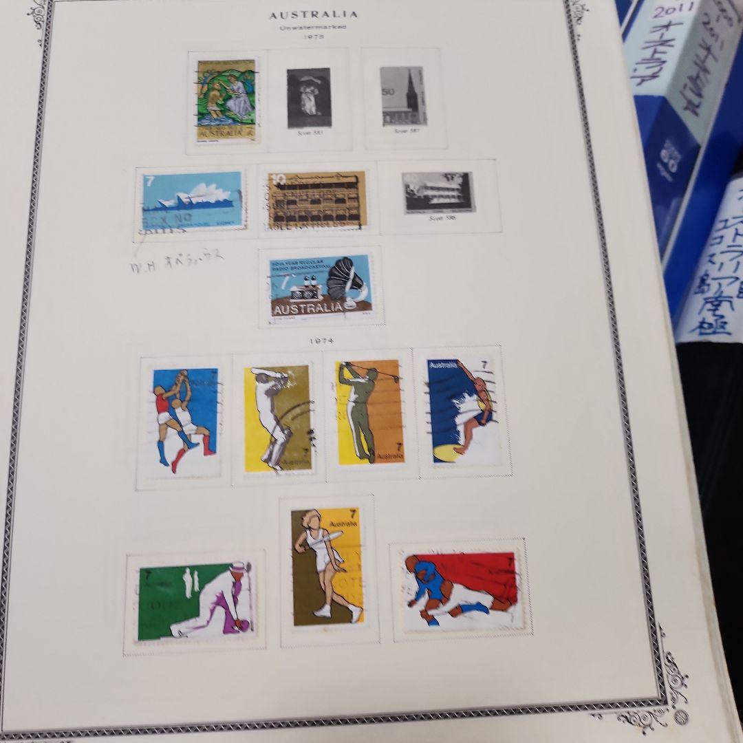 オーストラリア　使用済み切手六冊