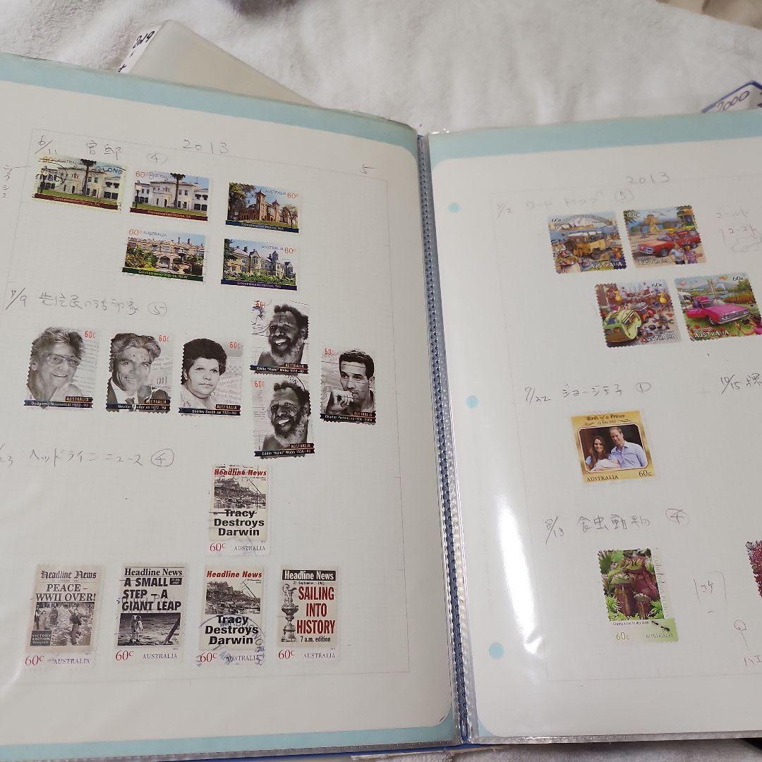オーストラリア　使用済み切手六冊