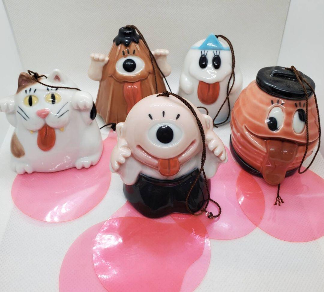 レトロ　妖怪 陶器風鈴 Yokai Vintage　おばけ　昭和　レトロ
