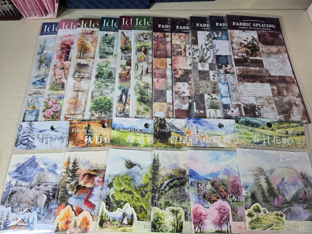 も*も様 海外マステ　コラージュ素材　人物ステッカー　まとめ売り　おまけマステ大