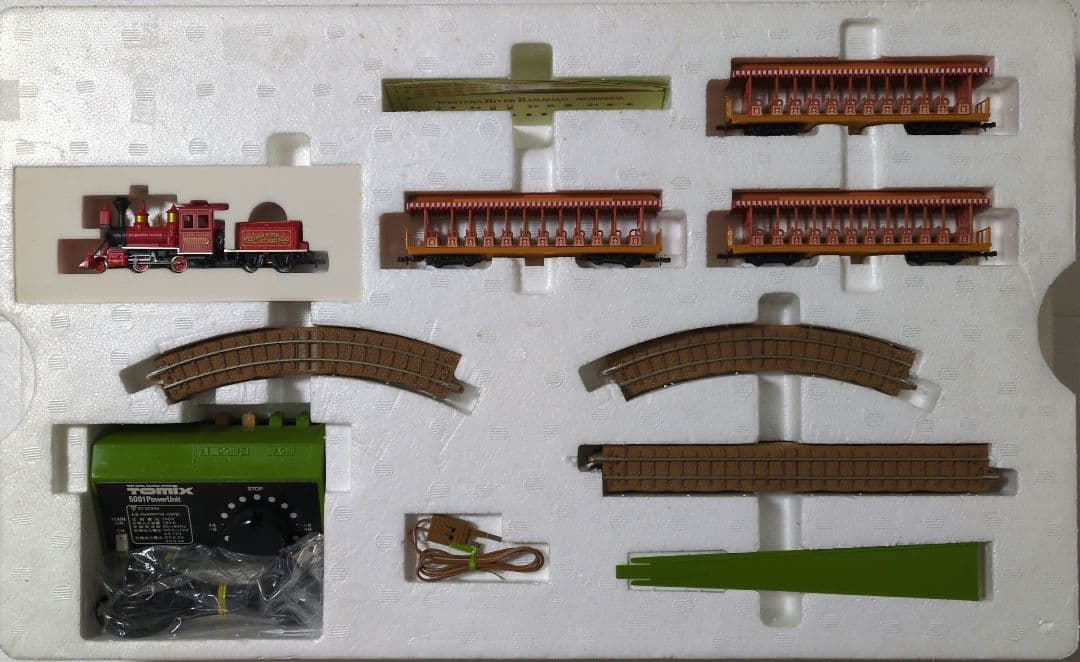 鉄道模型 ウエスタンリバーレ―ルロードセット　訳あり品！！