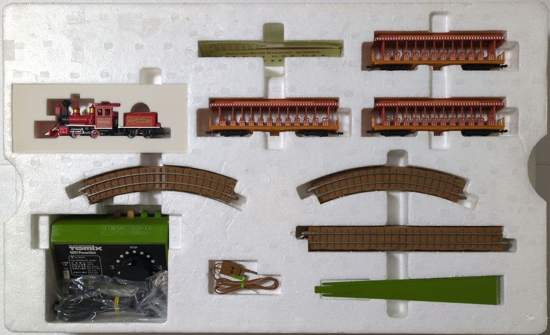 鉄道模型 ウエスタンリバーレ―ルロードセット　訳あり品！！