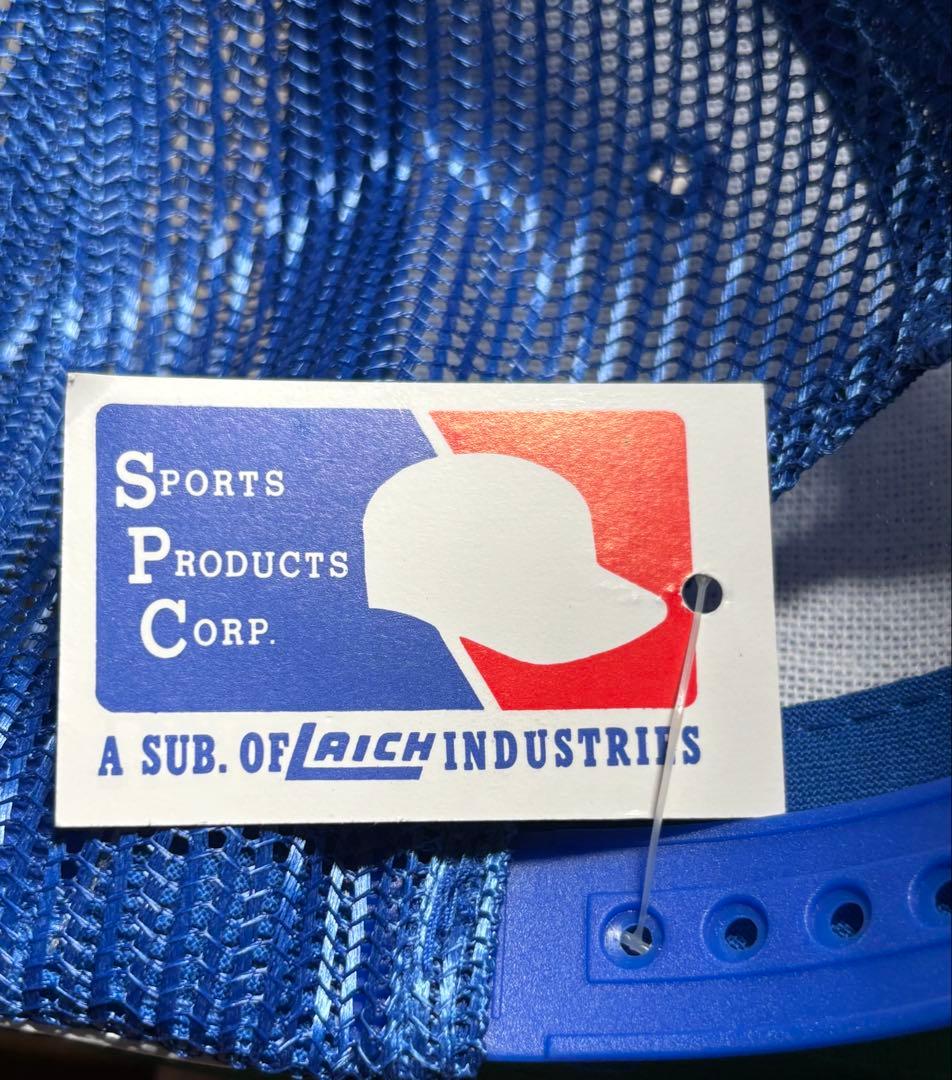 80s 90sデッドストック ニューヨーク メッツ メッシュキャップ つば裏緑￼