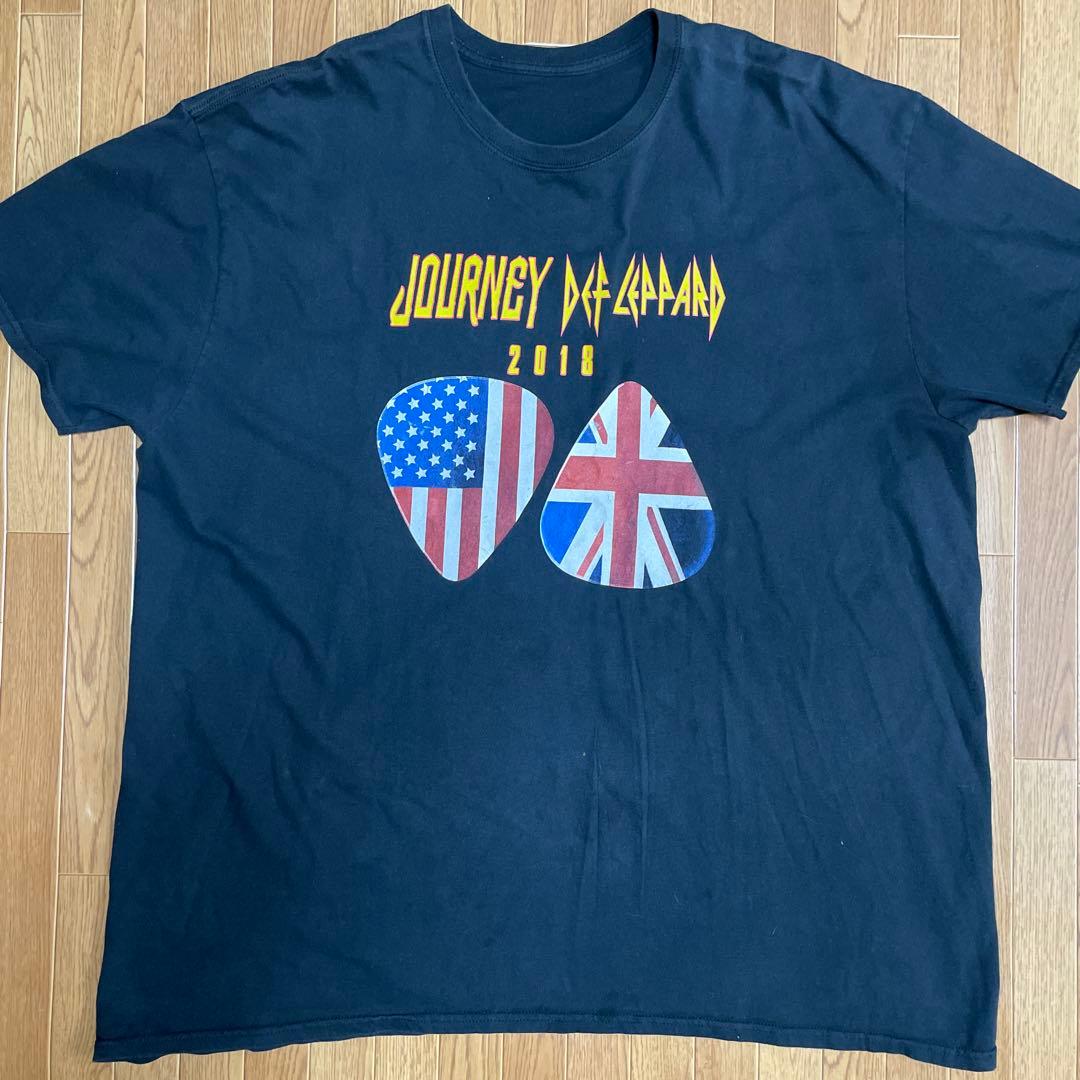 フェイド感⭐️⭐️Journey Def Leppard 2018 ツアーTシャツ