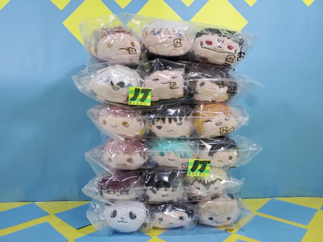 芥見下々 呪術廻戦展 のるキャラマスコット 3体セット 全18種 コンプリート⑥