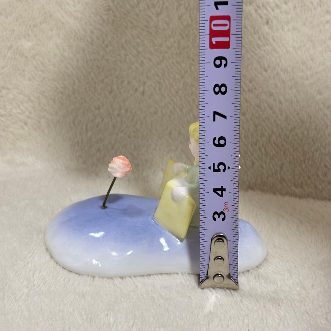 星の王子さま バラと王子さま ボーンチャイナ 新日鉄 フィギュアリン スタチュー