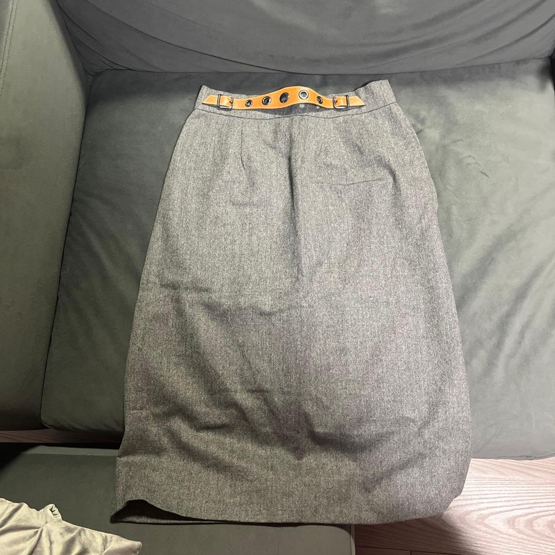 エルメス　ウールスカート
