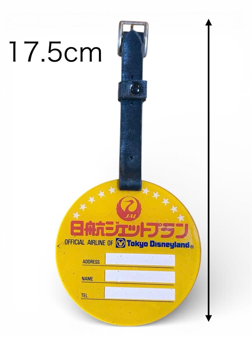 東京ディズニーランド　非売品　JAL レトロ　日本航空　タグ　貴重　1983