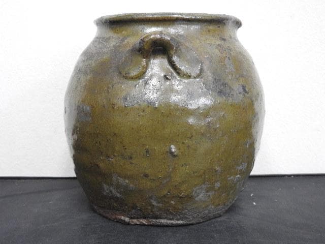 越前焼　お歯黒壺　MA716