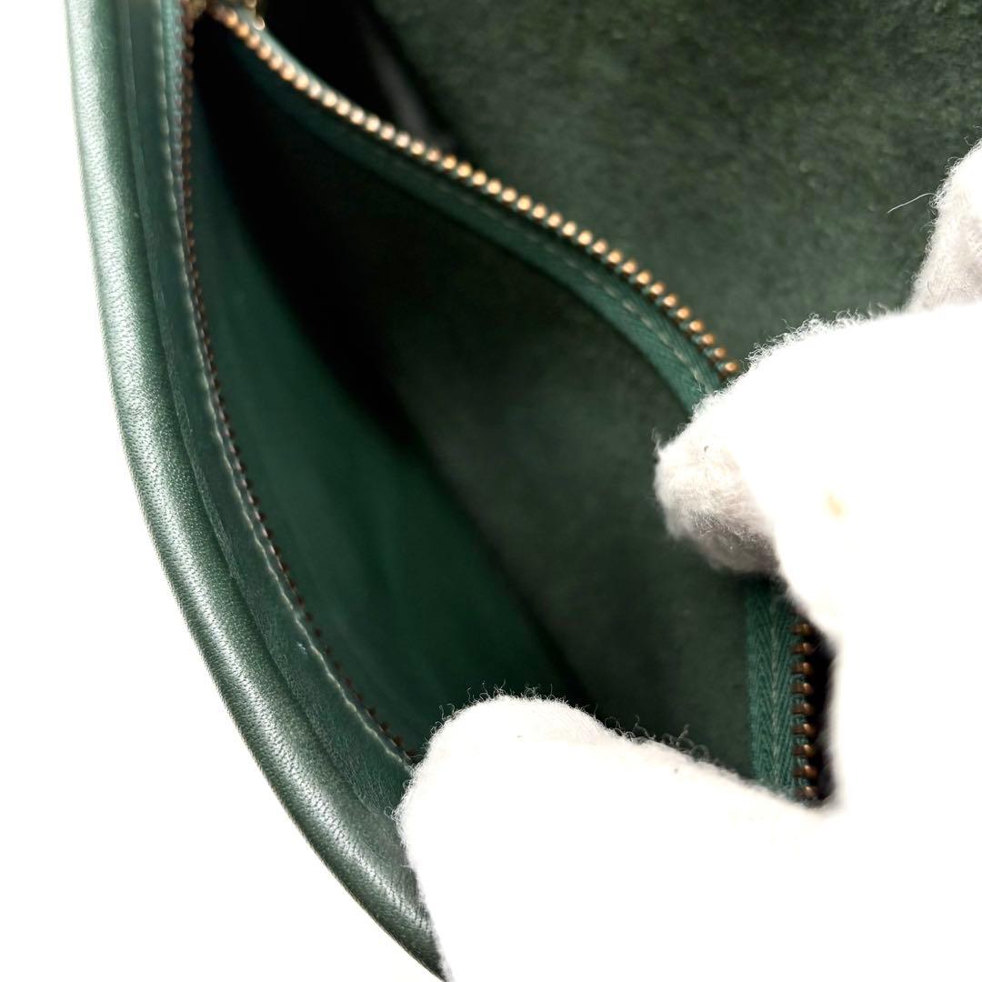 美品✨オールドコーチ ショルダーバッグ 斜め掛け ターンロック グリーン