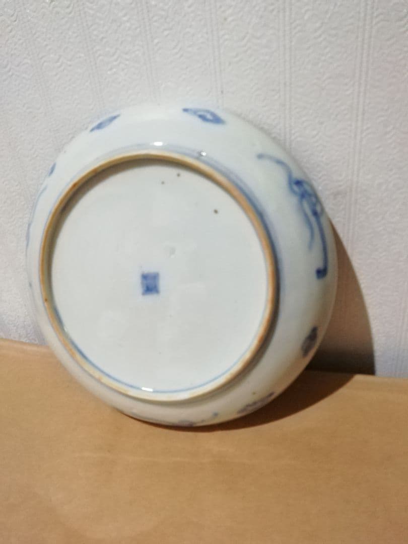 古伊万里色絵皿　S２５ー１