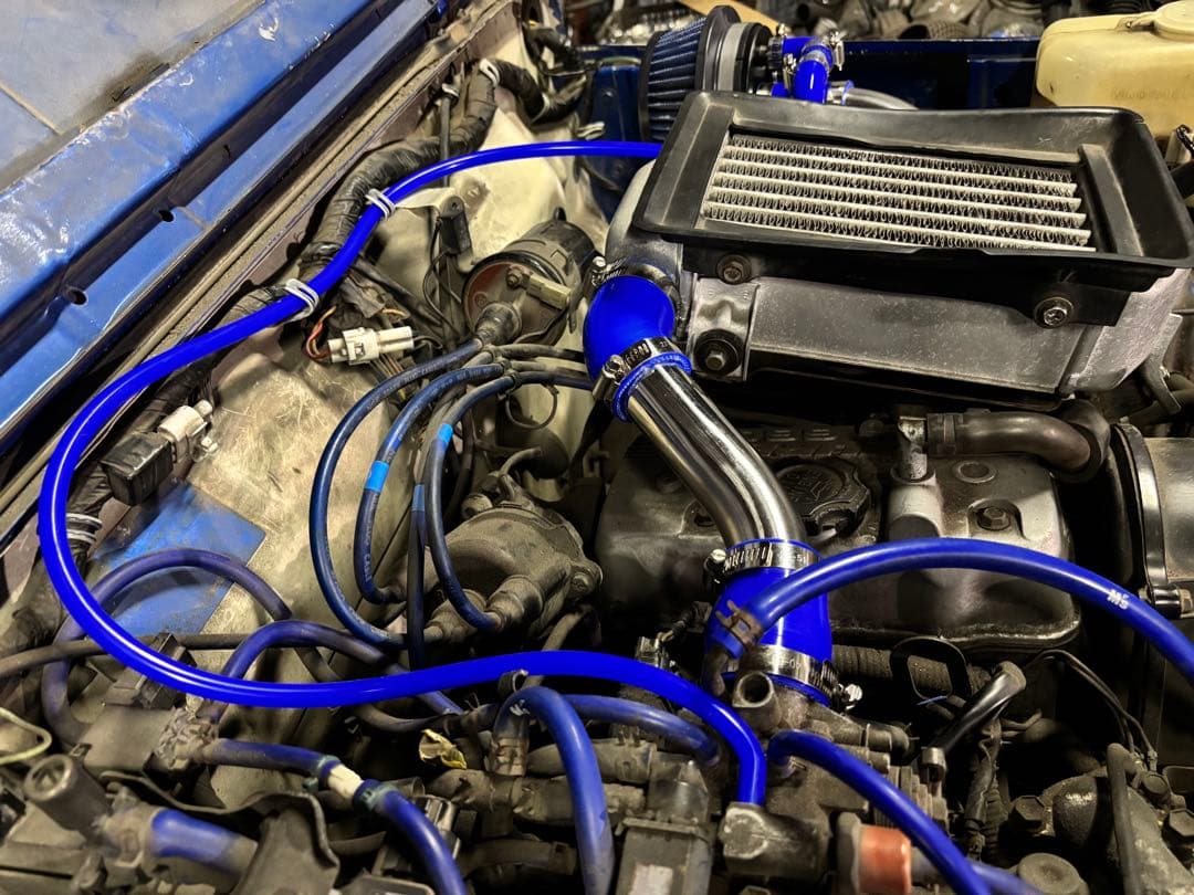 【kenkouappa/ジムニーJA11BLITZサクションインテークシステム】