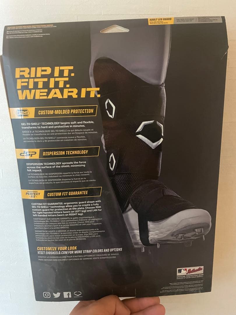 未開封　右打者用　EvoShield Pro-SRZ アダルト レッグガード