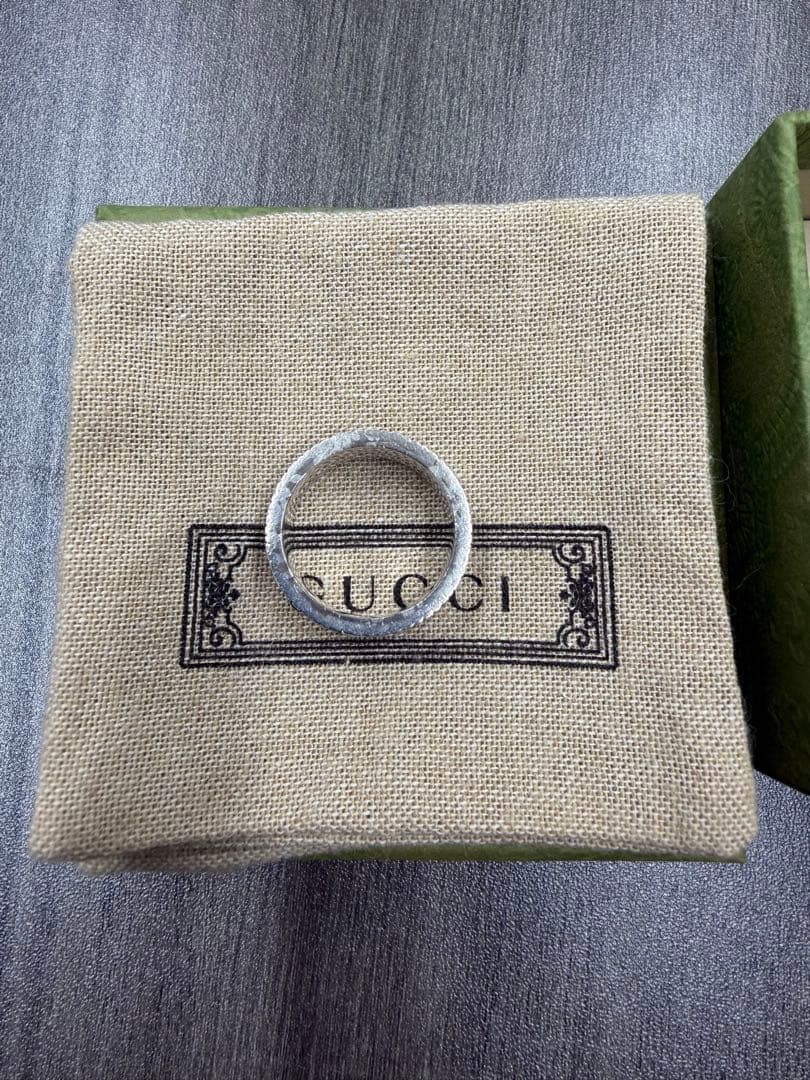 GUCCI シルバーリング GG 18号
