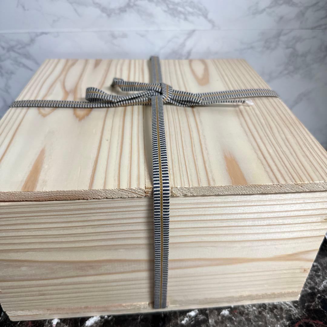 江戸期、色絵金蘭手、極上、花鳥人物図。箱付き。