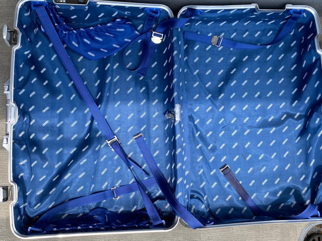 【廃盤】RIMOWA リモワ 2輪 青ロゴ プルタブ スーツケース 60L