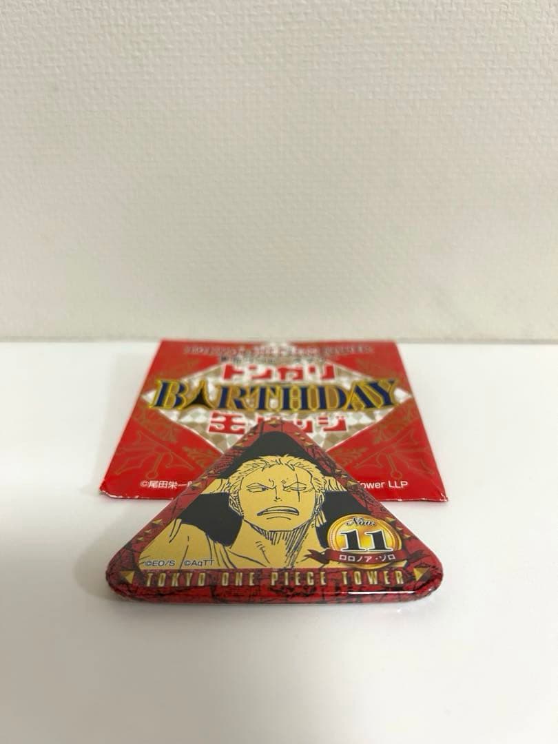 東京ワンピースタワー　トンガリ缶バッジ　ゾロ④
