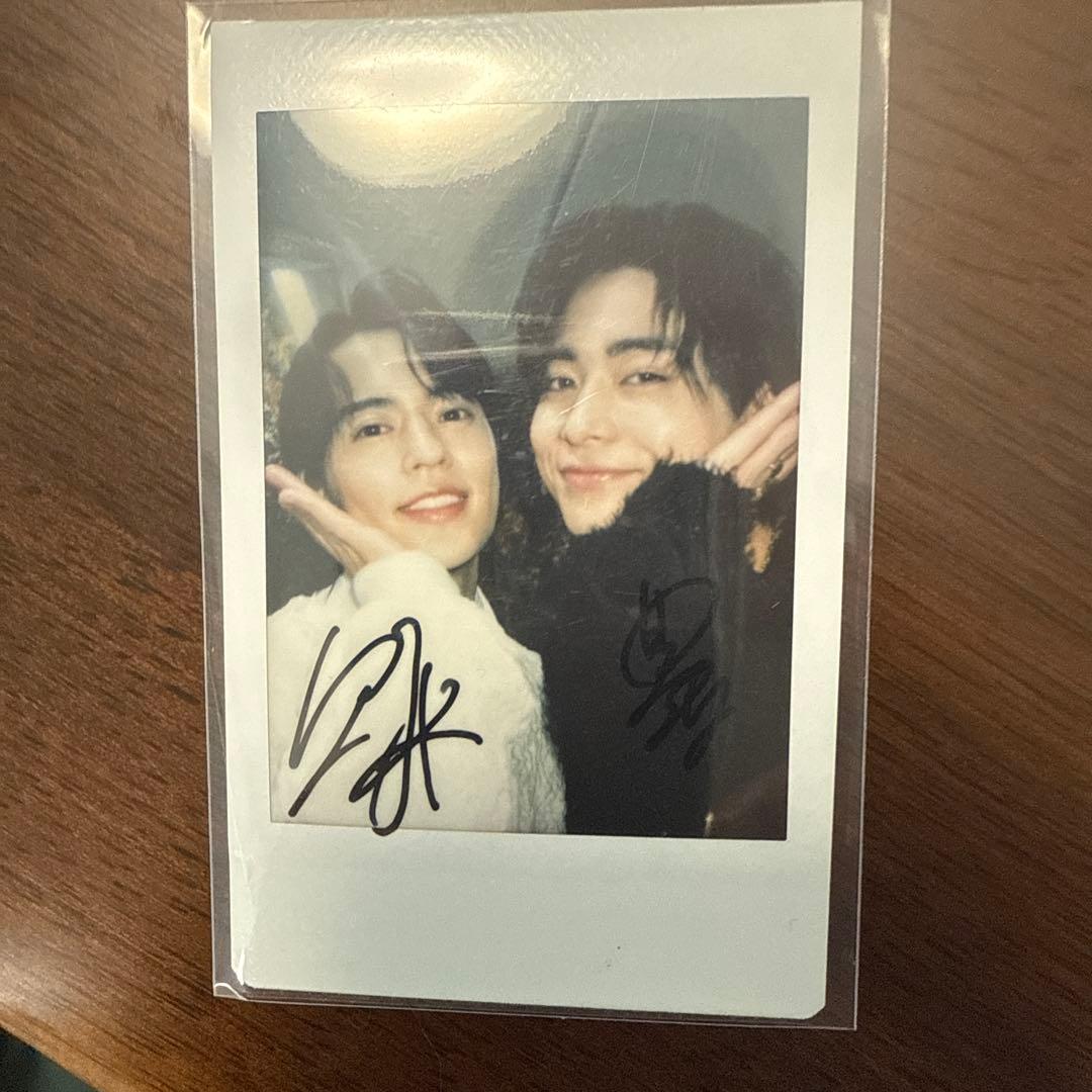 奥野壮 & 豐田裕大 直筆サイン ポラロイド