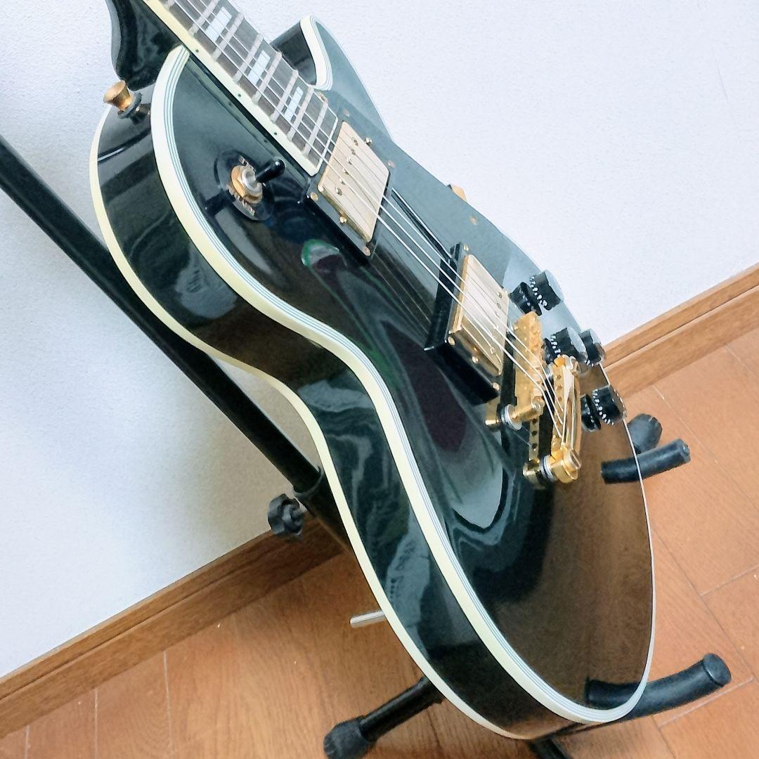 美品　Maison　LP-38　レスポールカスタムタイプ　エレキギター　弦は新品