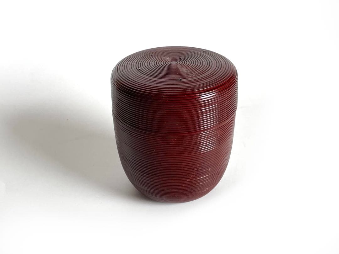 塗師　吉田一峰　鵬雲斎好　三光棗　なつめ　共箱　漆器　漆塗り