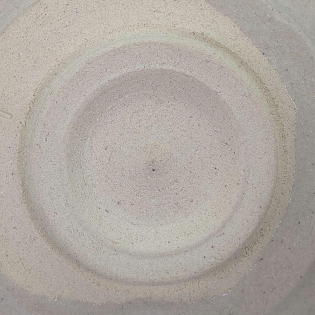 山月窯 川本了生 弥七田織部馬盥茶盌 共箱共布 美濃焼 抹茶碗 抹茶茶碗 茶道具