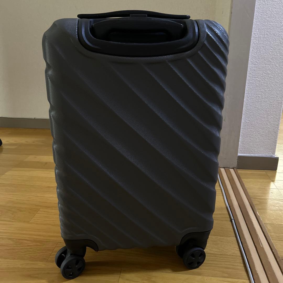 ACE グレー ストライプキャリーケース
