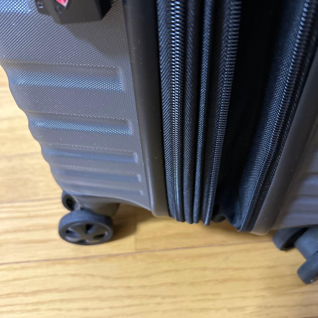 ACE グレー ストライプキャリーケース