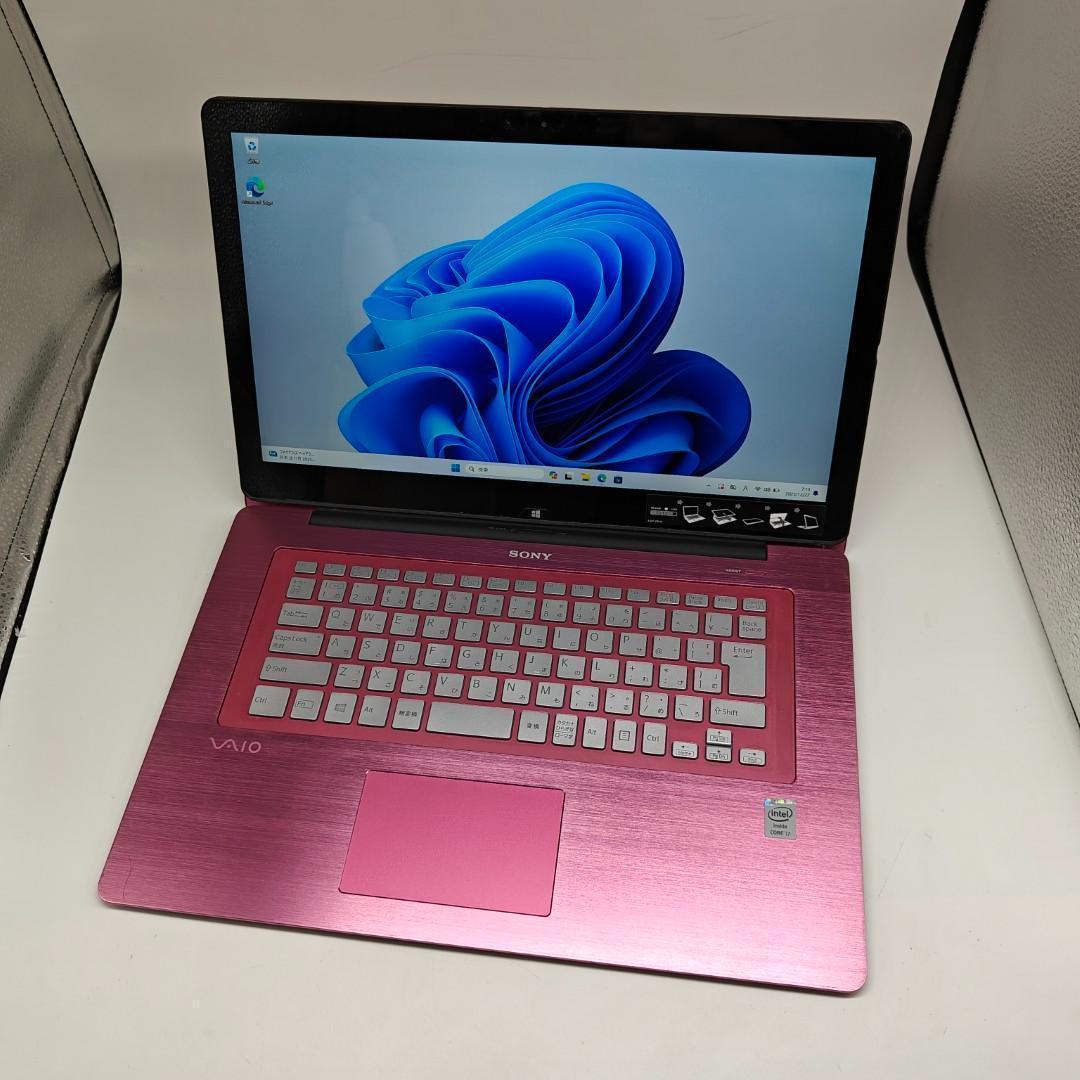 【VAIO】SVF 爆速i7 SSD512GB 16GB ピンク ノートPC