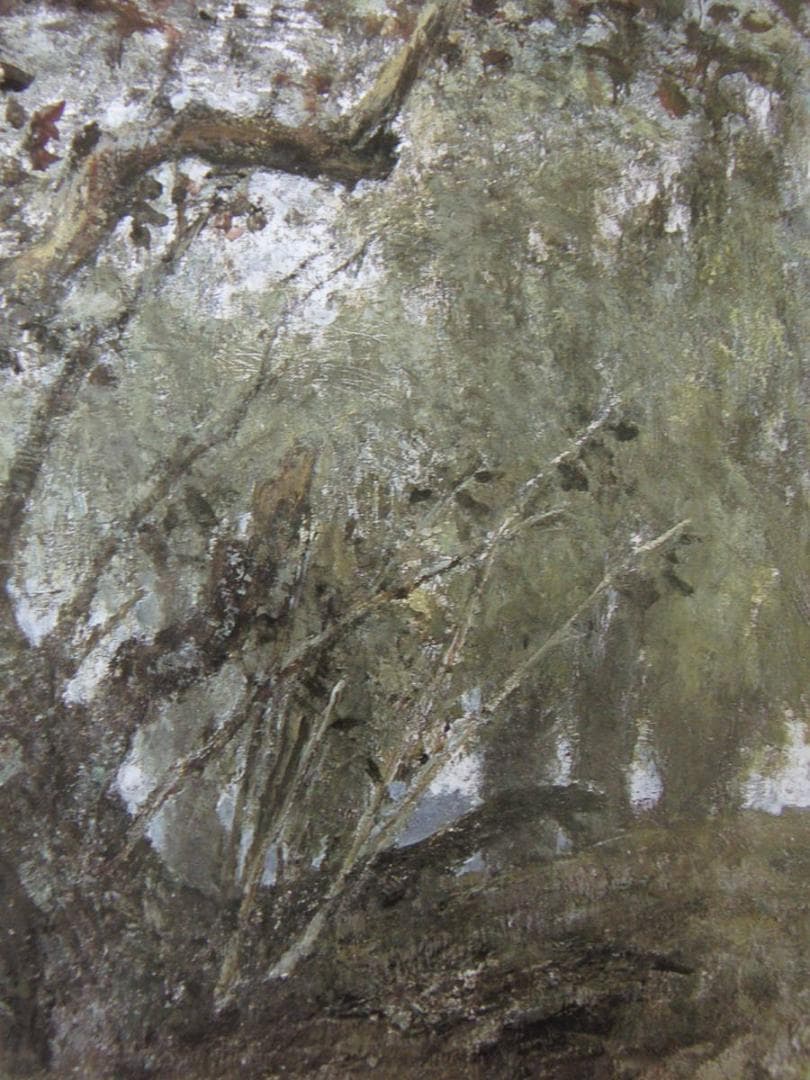 三上浩、【樹蔭】、希少な額装用画集より、新品額装付、状態良好