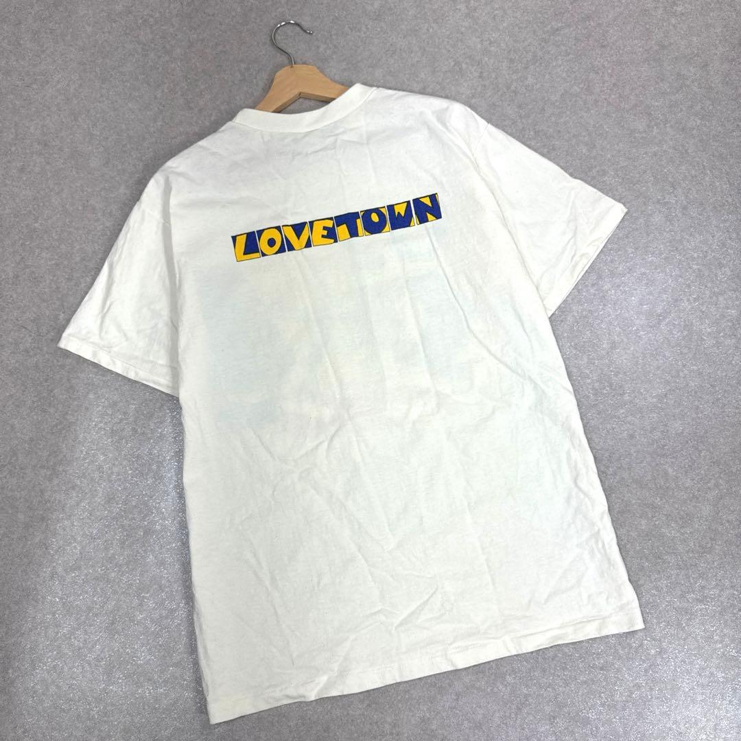 希少 80s U2 ヴィンテージ バンドTシャツ LOVE TOWN 当時物