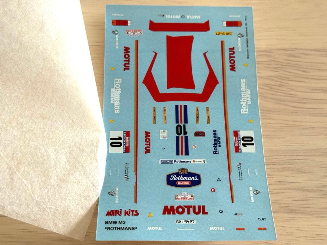 1/43キット メリキット BMW M3 Gr.A TdC 1987