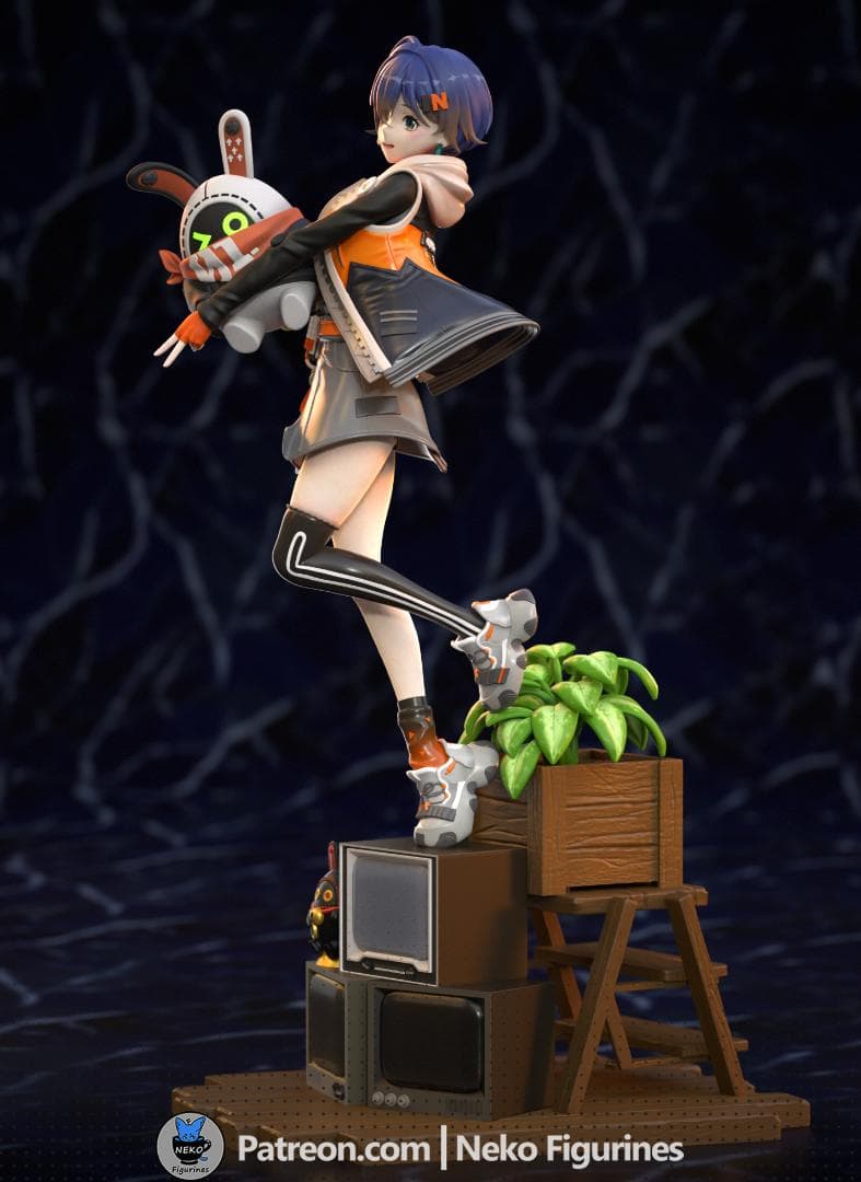 1/7正規品ガレージキット ゼンゼロ リン / 未塗装未組立