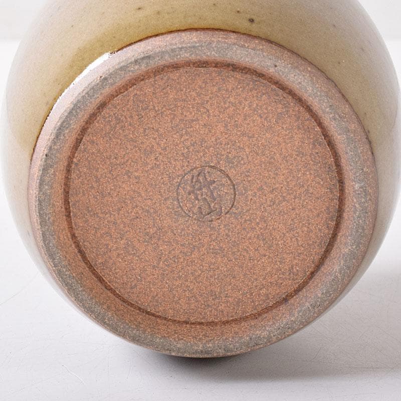 Lily　茶道具　丹山窯　小峠葛芳作　灰釉　振出　共布　共箱　V　7713