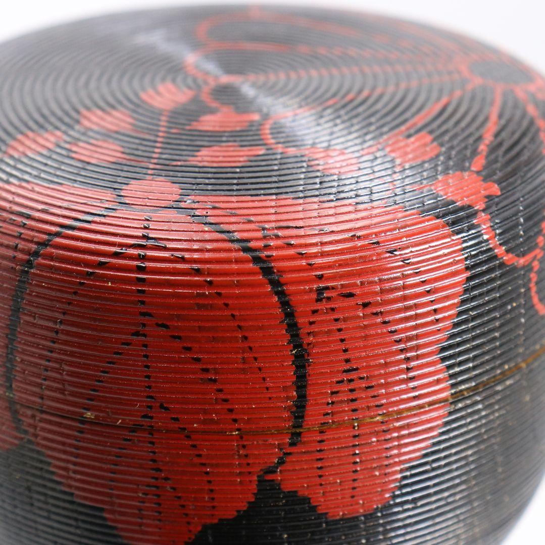 中村宗悦作 鵬雲斎好 寿輪棗 小林太玄書付 共箱　V872　N6