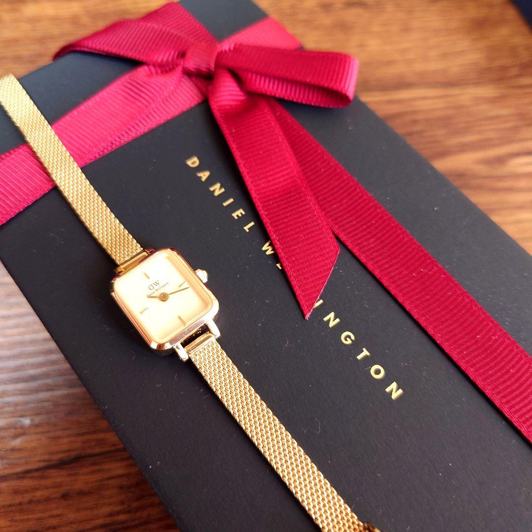 【ママカリ】ダニエルウェリントンQUADRO MINI EVERGOLD