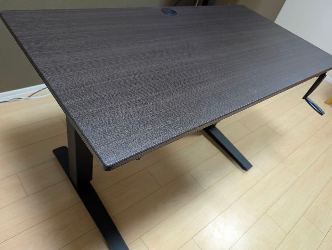 【直接お渡し価格/配送も可】美品 定価4万円 ニトリ 手動昇降デスク 幅120