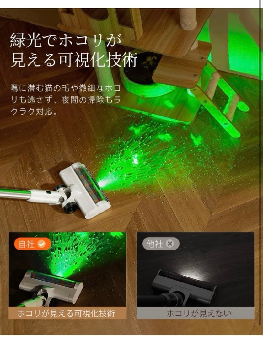 2025年コードレス掃除機　充電・収納・ゴミ収集一体型3in1定価26800円
