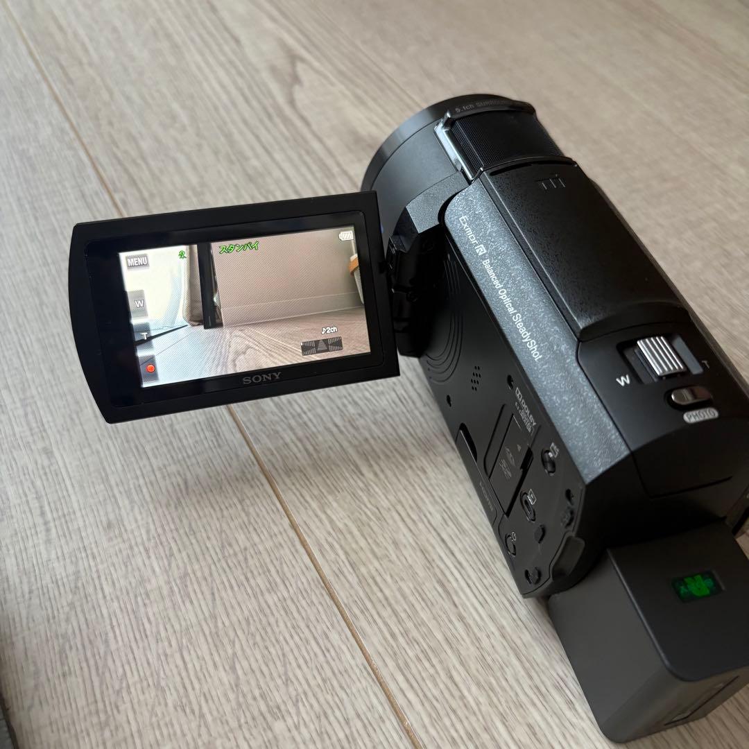 【動作確認済み】SONY FDR-AX45 4K ビデオカメラ 本体