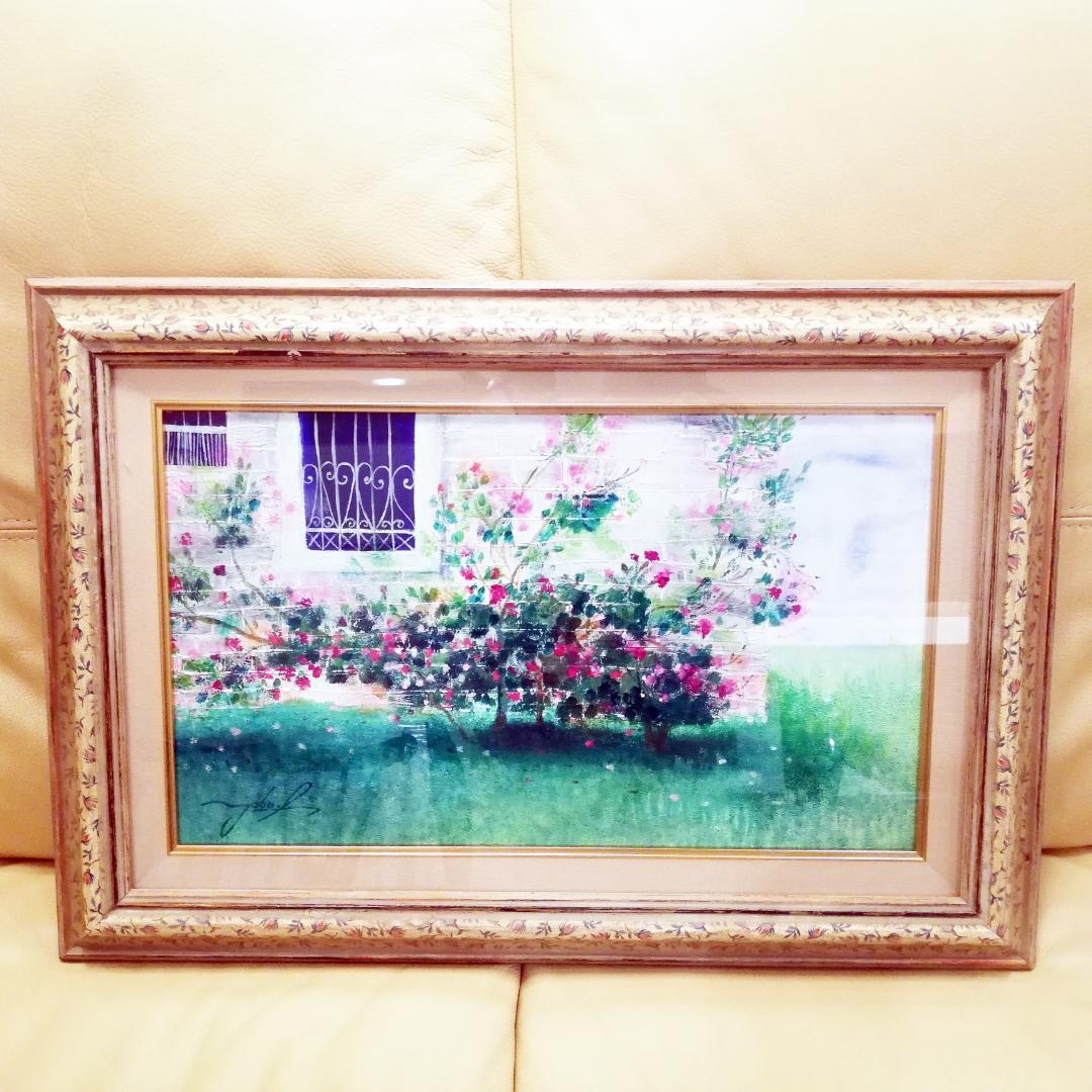 ◇真作 池田洋子 油彩 / ル・サロン会員・日美連