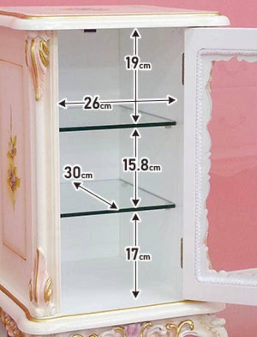 期間限定　破格　美品　ロココキャビネット