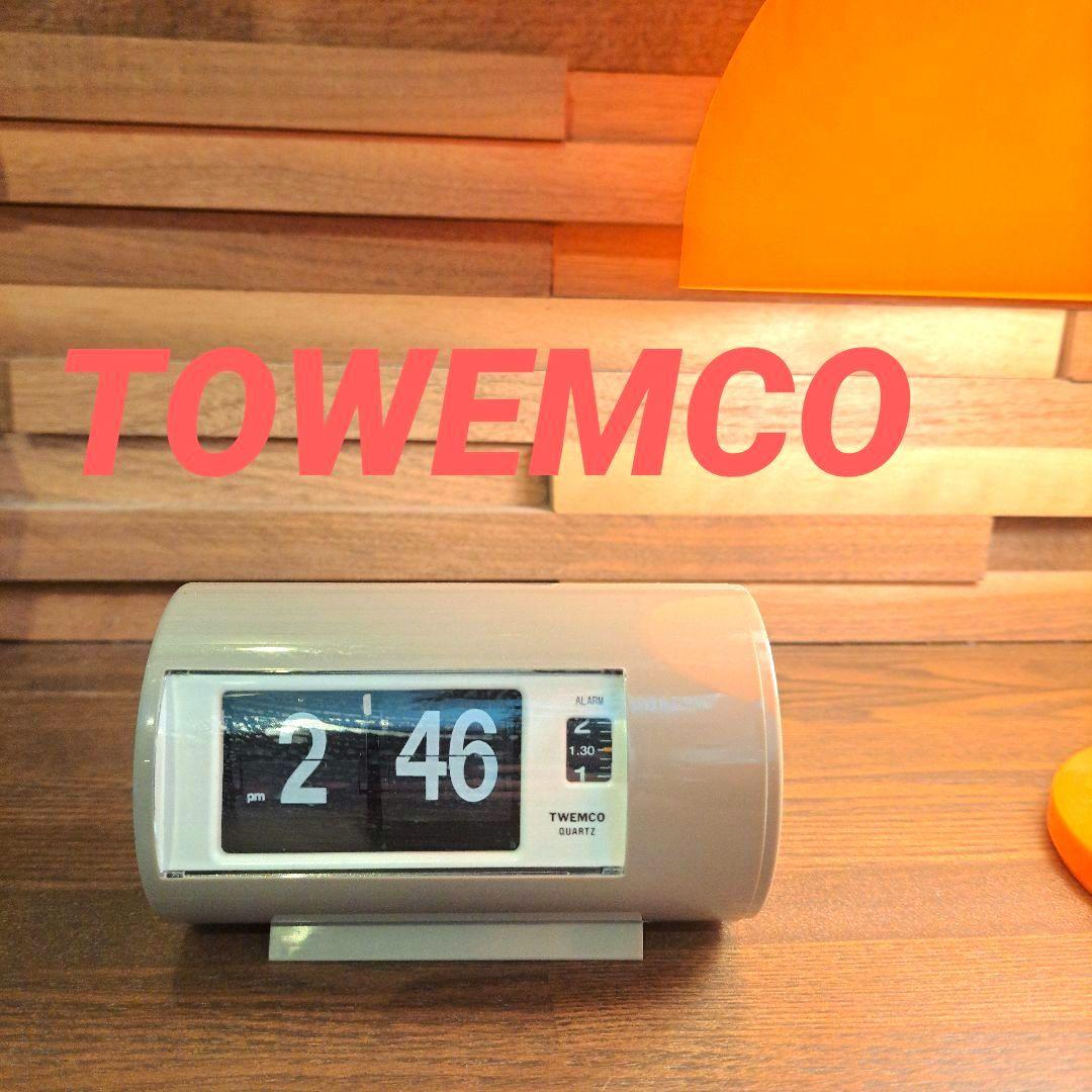 メルカリ最安値！TWEMCO トゥエンコ パタパタ時計 AP-28 GREY