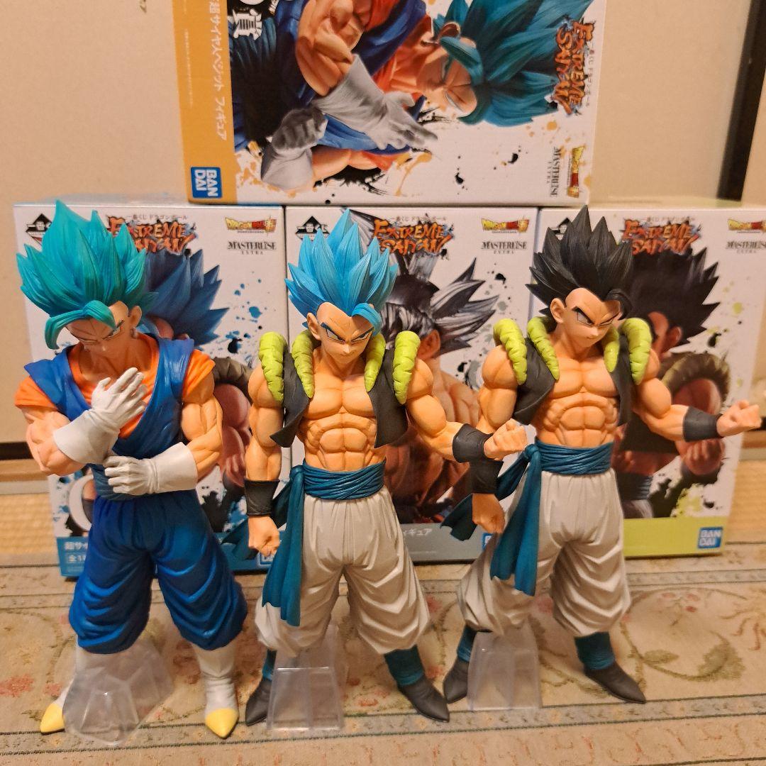 一番くじ ドラゴンボール EXTREME SAIYAN　フルコンプ5点セット。